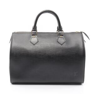 Louis Vuitton Speedy handbag Epi leather black